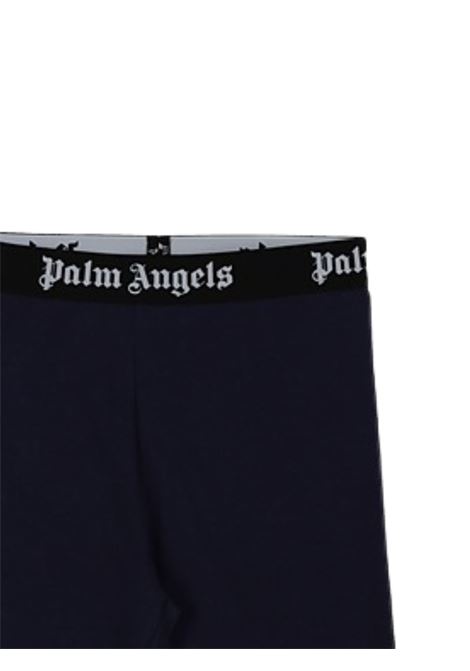 Black cotton girl's cyclist PALM ANGELS | PGCD002C99JER/DELNERO